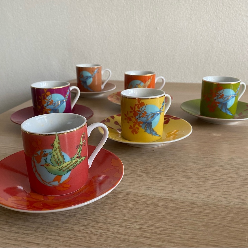 Vintage Teacup Set (Set of 6)